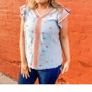 THML Embroidered Top